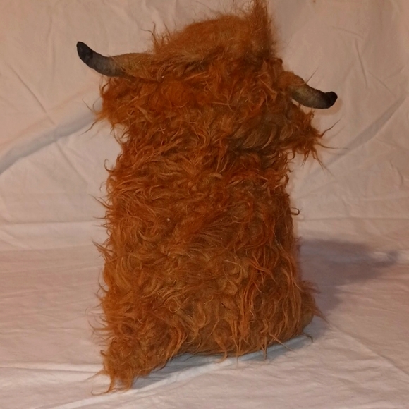 NIB Highland Cow Plush Toy 10'', Cute Highland Cattle Cow Soft Stuffed Animal - Picture 3 of 5